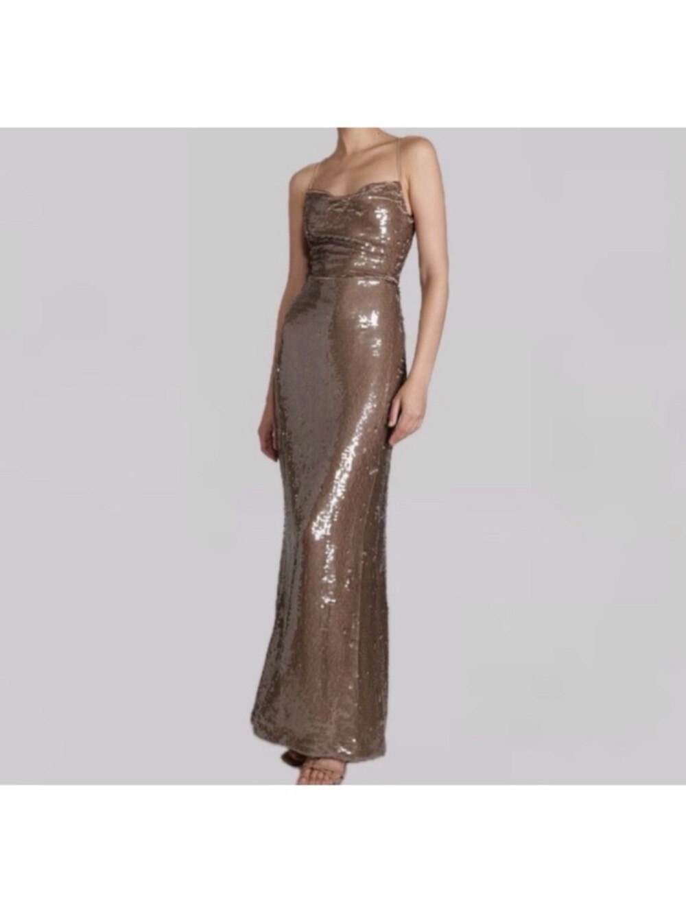 Sabina Musayev Mili Dress in Mocha